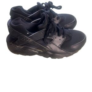 Nike Air Huarache Boys Shoes Sneakers Size 6 Youth Black Running 654275-016